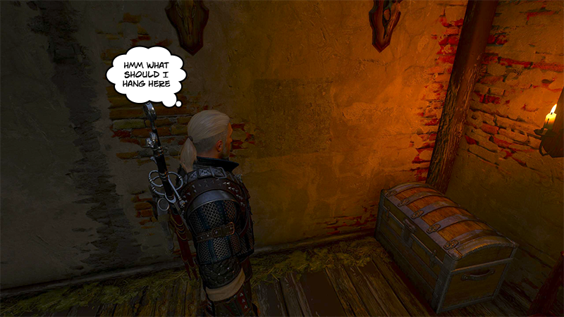 Illustration for article titled The First Thing Geralt of Rivia Did In His New House